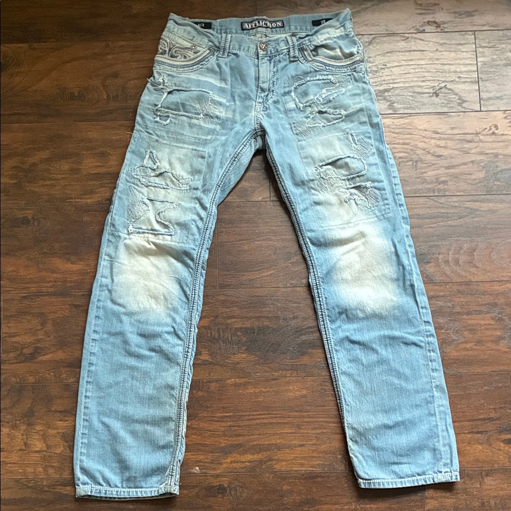 Affliction Ace Blue Jeans 32x32